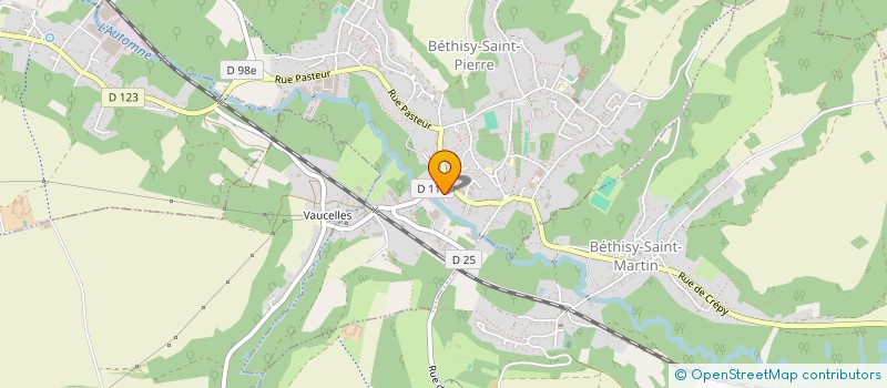 localisation de l'entreprise SCI DES CHISANS à BETHISY-SAINT-PIERRE