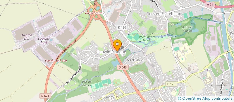 localisation de l'entreprise SCI DES CHMIS  LAUWIN-PLANQUE