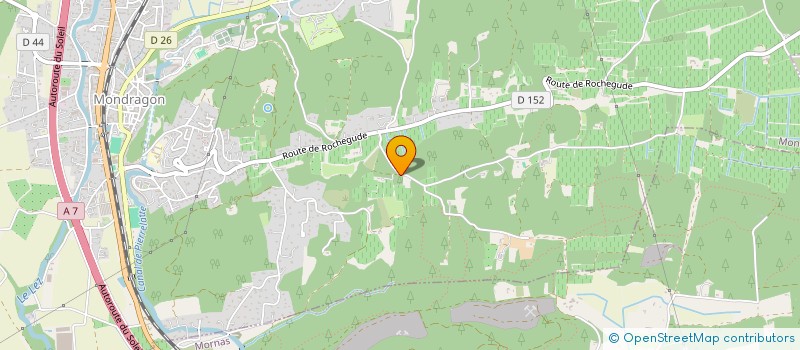 localisation de l'entreprise SCI DES CHOSEAUX  MONDRAGON