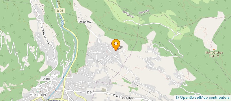 localisation de l'entreprise SCI DES CHOUNETS  MARIGNIER