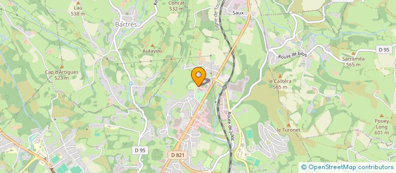 localisation de l'entreprise SCI DES CHUMS  LOURDES