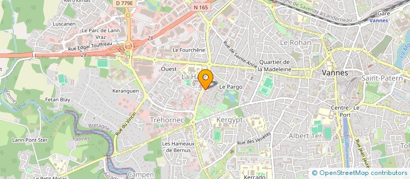 localisation de l'entreprise SCI DES CIGALES à VANNES