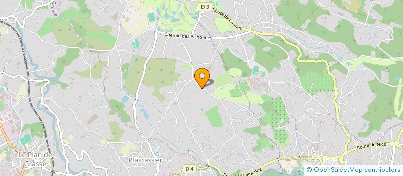 localisation de l'entreprise SCI DES CIGALES  CHATEAUNEUF-GRASSE