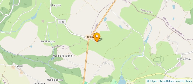 localisation de l'entreprise SCI DES CIGALES  CAYLUS