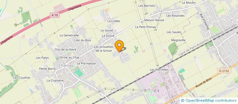 localisation de l'entreprise SCI DES CIGALES à CHAINGY