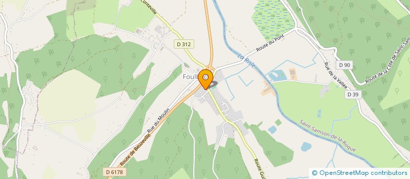 localisation de l'entreprise SCI DES CIGOGNES  FOULBEC