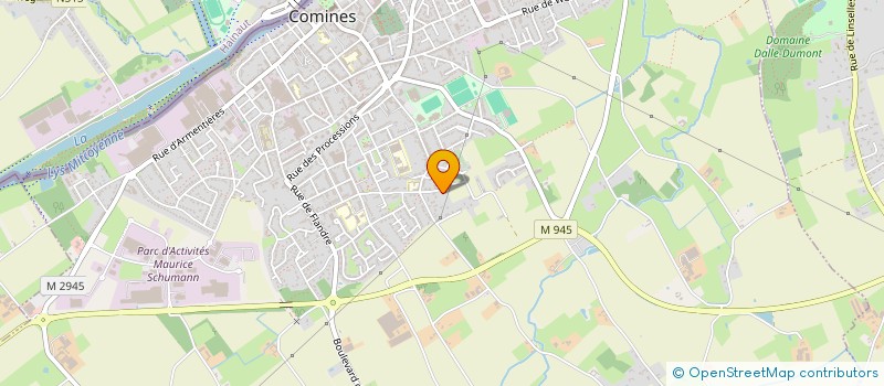 localisation de l'entreprise SCI DES CIGOGNES  COMINES