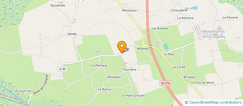 localisation de l'entreprise SCI DES CIGOGNES à CARENTAN-LES-MARAIS