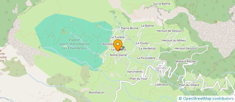 localisation de l'entreprise SCI DES CIMES  JARRIER