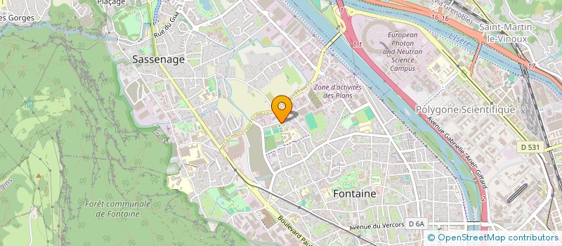 localisation de l'entreprise SCI DES CINQ  FONTAINE