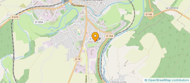 localisation de l'entreprise SCI DES CINQ à NEUFCHATEAU