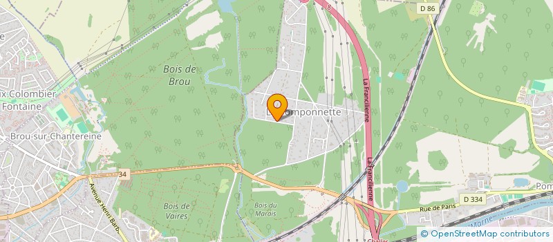 localisation de l'entreprise SCI DES CINQ à POMPONNE