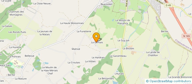 localisation de l'entreprise SCI DES CINQ  CORDEMAIS