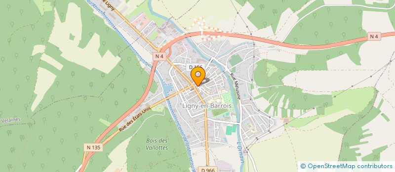 localisation de l'entreprise SCI DES CINQ à LIGNY-EN-BARROIS