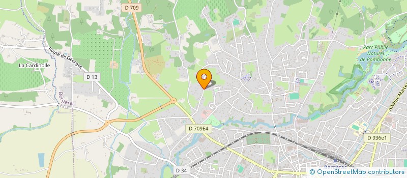 localisation de l'entreprise SCI DES CINQ AIGLONS à BERGERAC
