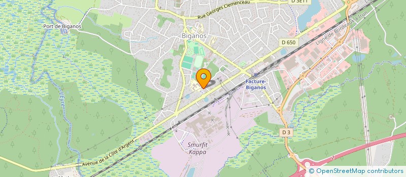 localisation de l'entreprise SCI DES CINQ CHEMINEES  BIGANOS