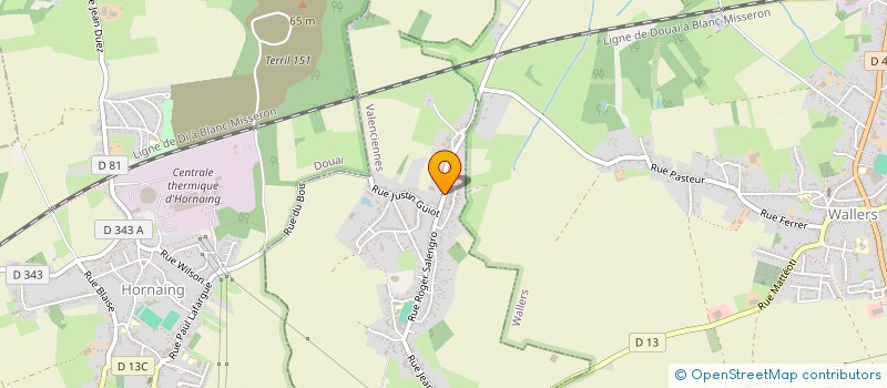 localisation de l'entreprise SCI DES CINQ H  HELESMES