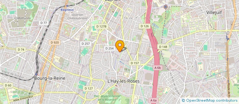 localisation de l'entreprise SCI DES CINQ LAPONS FRIPONS  CACHAN