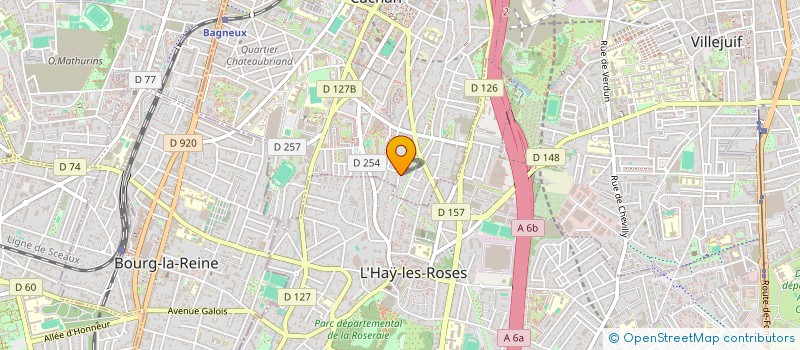 localisation de l'entreprise SCI DES CINQ NANUVUCKS à CACHAN