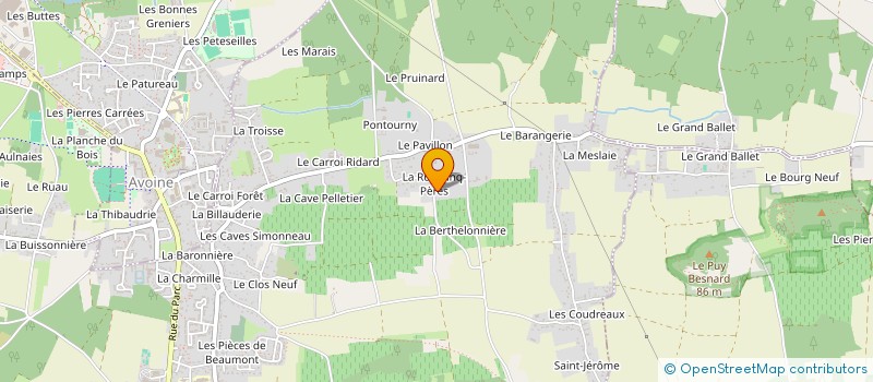 localisation de l'entreprise SCI DES CINQ PERES  BEAUMONT EN VERON