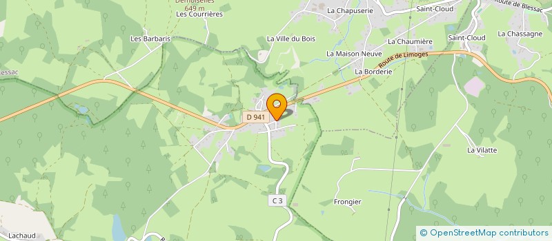 localisation de l'entreprise SCI DES CIRCUITS  SAINT-PARDOUX-LE-NEUF