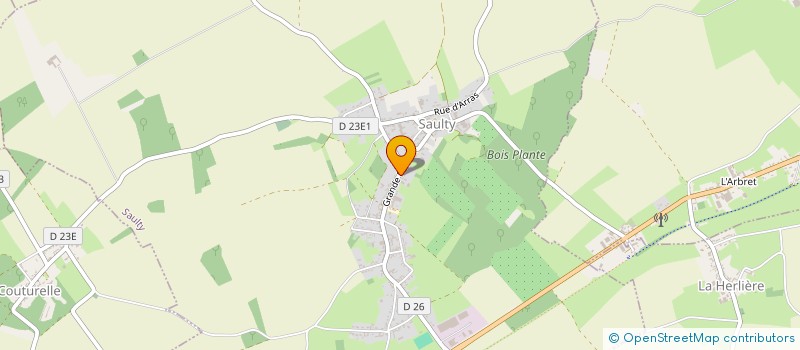 localisation de l'entreprise SCI DES CIRIERS  SAULTY