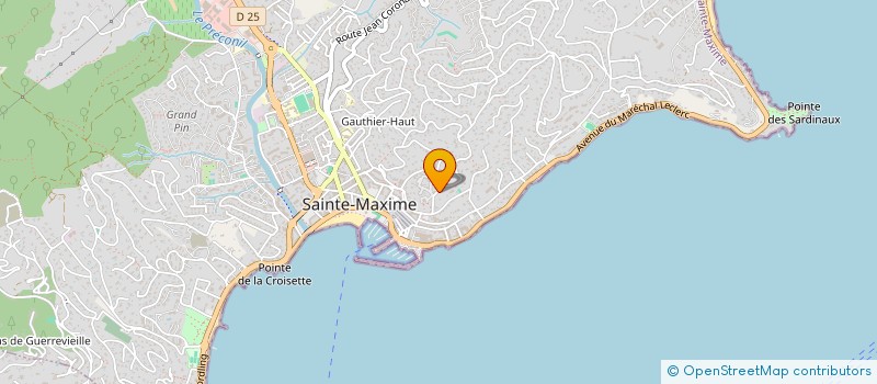 localisation de l'entreprise SCI DES CISTES à SAINTE-MAXIME
