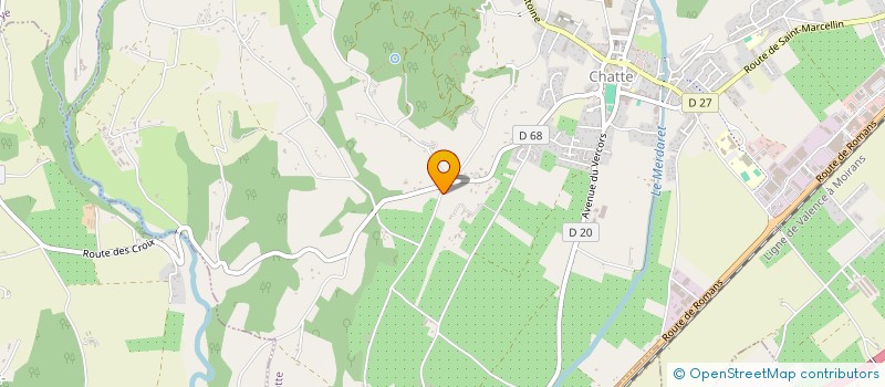 localisation de l'entreprise SCI DES CIVEILLERES  CHATTE