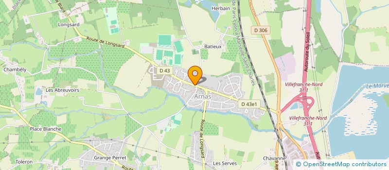 localisation de l'entreprise SCI DES CLAANN  ARNAS