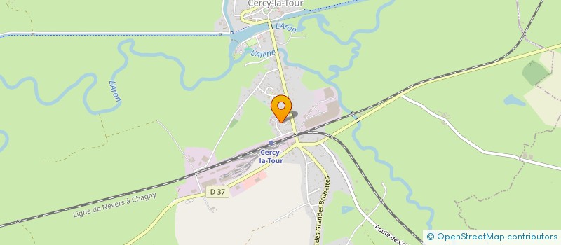 localisation de l'entreprise SCI DES CLAIRS LOGIS  CERCY-LA-TOUR