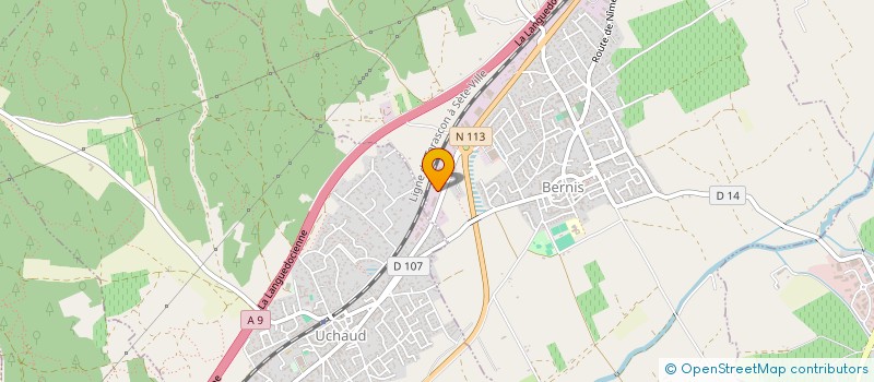 localisation de l'entreprise SCI DES CLAPAS  BERNIS