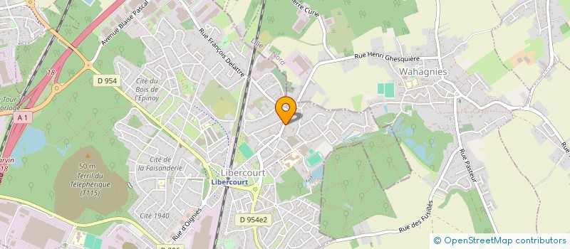 localisation de l'entreprise SCI DES CLARISSES  LIBERCOURT