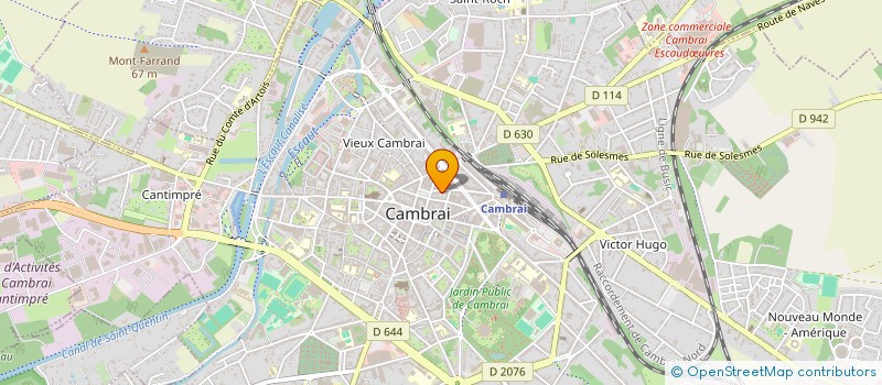 localisation de l'entreprise SCI DES CLAVEAUX à CAMBRAI