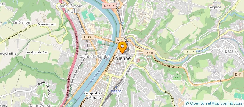 localisation de l'entreprise SCI DES CLERCS à VIENNE