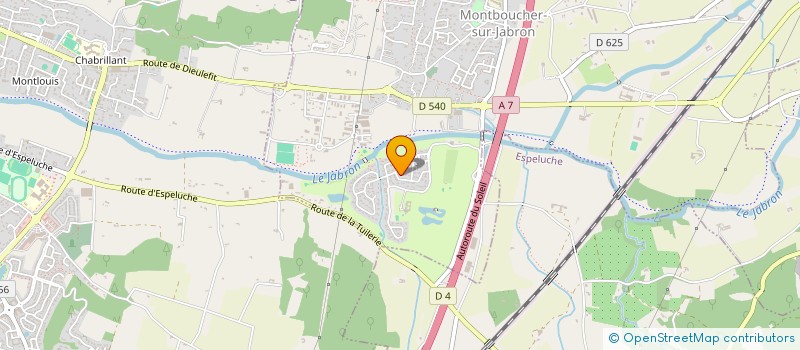 localisation de l'entreprise SCI DES CLERCS  MONTBOUCHER-SUR-JABRON