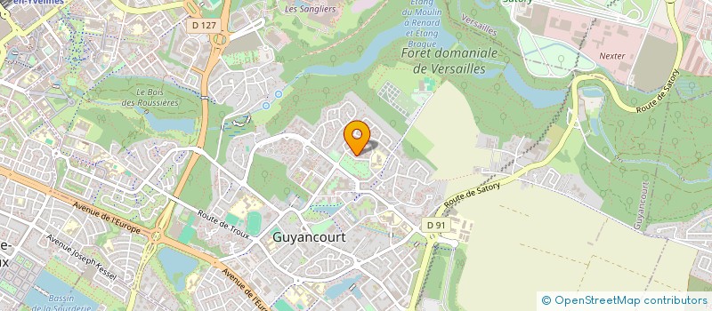 localisation de l'entreprise SCI DES CLEVES  GUYANCOURT