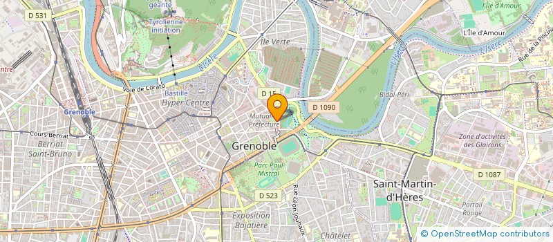 localisation de l'entreprise SCI DES CLIGNETTES  GRENOBLE