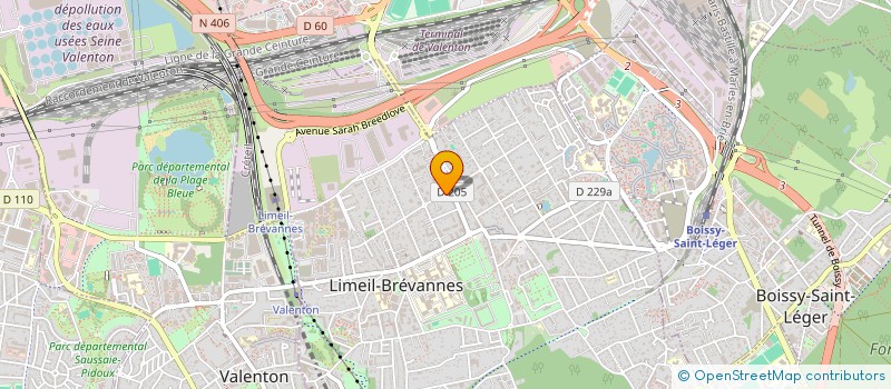 localisation de l'entreprise SCI DES CLOCHERS à LIMEIL BREVANNES