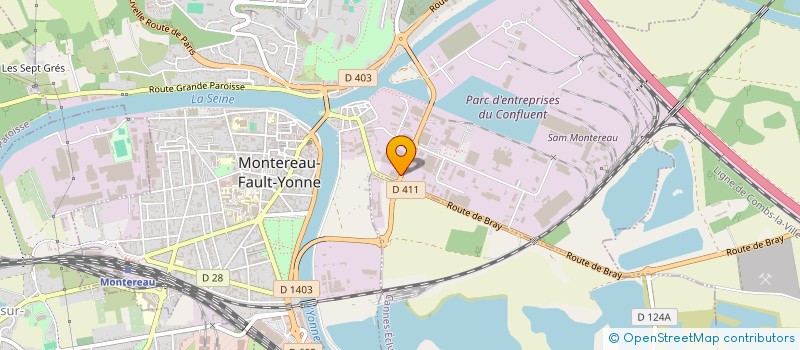 localisation de l'entreprise SCI DES CLOMARTS à MONTEREAU-FAULT-YONNE