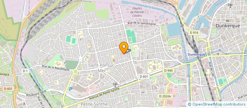 localisation de l'entreprise SCI DES CLOMELINES à DUNKERQUE