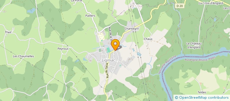 localisation de l'entreprise SCI DES CLOS  NEUVIC