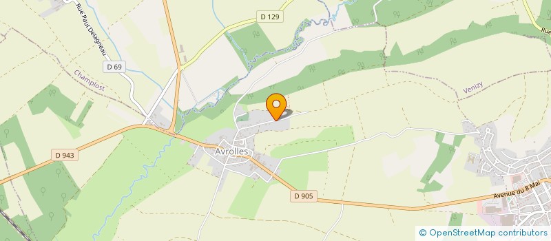 localisation de l'entreprise SCI DES CLOS  SAINT-FLORENTIN