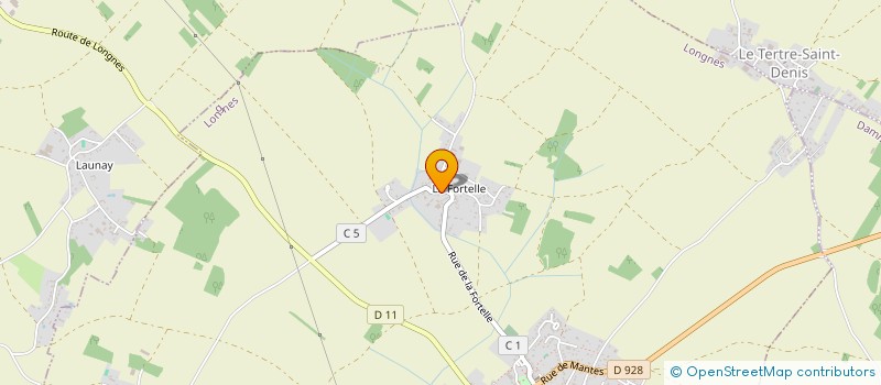 localisation de l'entreprise SCI DES CLOS VALLEES  LONGNES