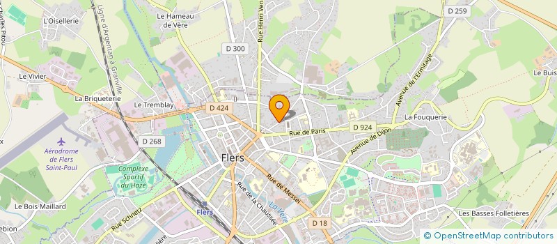 localisation de l'entreprise SCI DES CLOSETS à FLERS