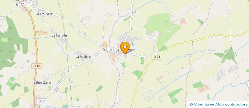 localisation de l'entreprise SCI DES CLOUTIERS à SAIRES-LA-VERRERIE
