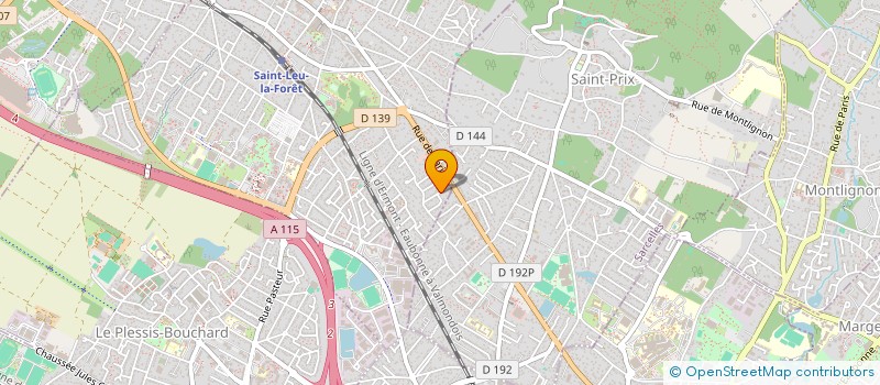 localisation de l'entreprise SCI DES CLOYS  SAINT-LEU-LA-FORET