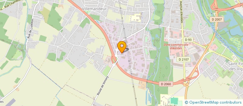 localisation de l'entreprise SCI DES COCCINELLES à VILLEMANDEUR