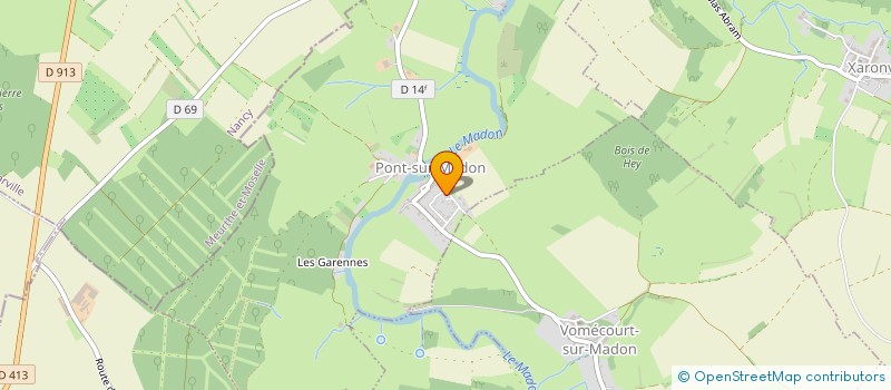 localisation de l'entreprise SCI DES COCHONS  PONT-SUR-MADON