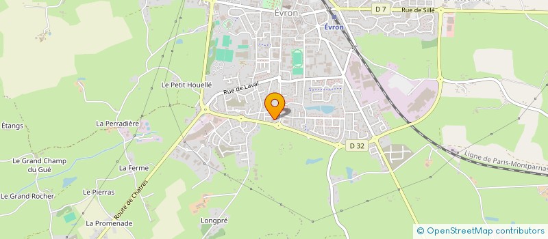 localisation de l'entreprise SCI DES COEVRONS  EVRON