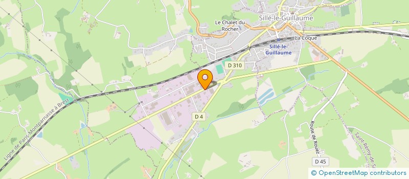 localisation de l'entreprise SCI DES COEVRONS  SILLE-LE-GUILLAUME